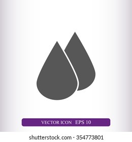 Drop vector icon
