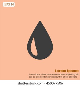 Drop vector icon
