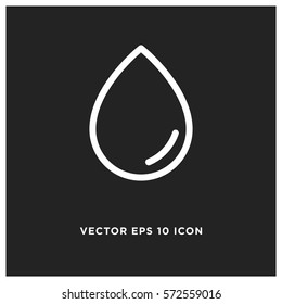 Drop vector icon