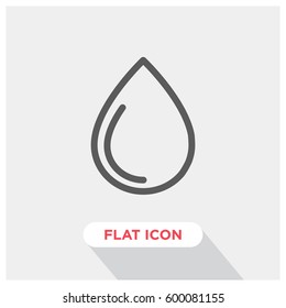 Drop vector icon