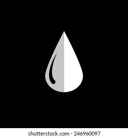 drop - vector icon, flat design