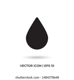 Drop vector icon in modern design style for web site and mobile app
