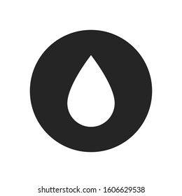 Drop vector icon in modern design style for web site and mobile app