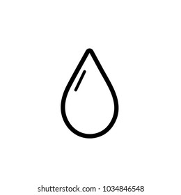 Drop vector icon. Oil drop symbol. Modern illustration for web and mobile apps design