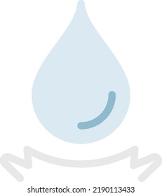 drop Vector illustration on a transparent background. Premium quality symmbols. Line Color vector icons for concept and graphic design.