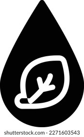drop Vector illustration on a transparent background. Premium quality symmbols. Glyphs vector icons for concept and graphic design.