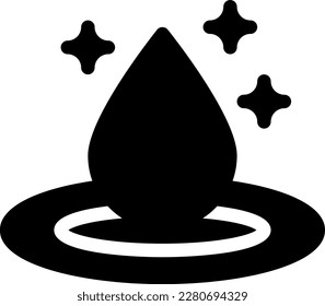 drop Vector illustration on a transparent background. Premium quality symmbols. Glyphs vector icons for concept and graphic design. 

