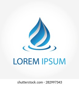 Drop Vector Logo Design