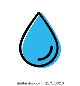 ROPA DE AGUA, ICONO DE DIBUJO EN BLANCO NEGRO