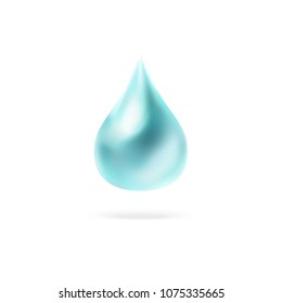 drop, water blue vector