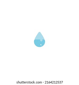 Drop, water, dew, rain, white background
