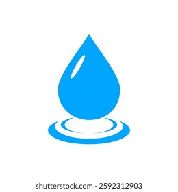drop of water element design vector