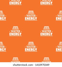 Drop water energy pattern vector orange for any web design best
