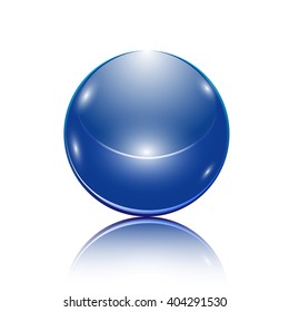 A drop of water with glare and reflection on white background. Drop vector icon. Drop Icon JPG. Drop the object icon. Drop Icon Graphic. Drop Icon Art. Drop Icon EPS. Drawing - Vector illustration