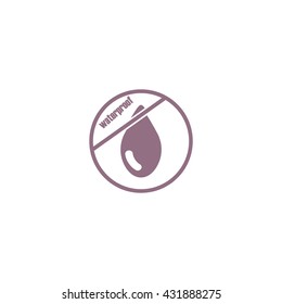 a drop of water, the icon