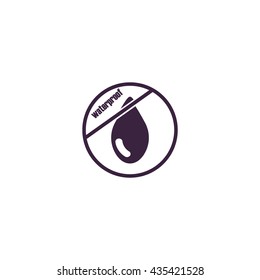 a drop of water, the icon