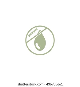 a drop of water, the icon