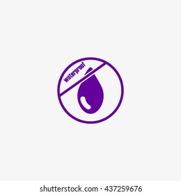 a drop of water, the icon