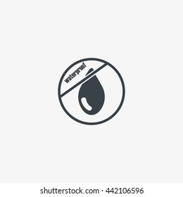 a drop of water, the icon