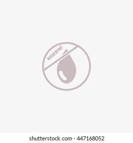 a drop of water, the icon