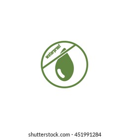 a drop of water, the icon