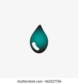 a drop of water, the icon