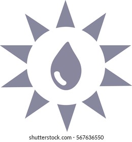 a drop of water, the icon