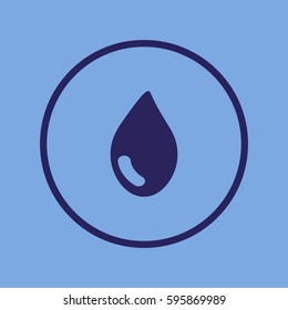 a drop of water, the icon