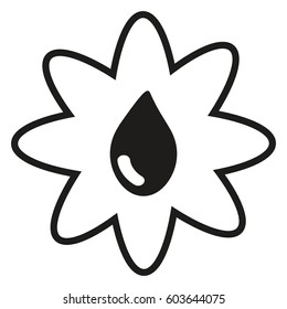 a drop of water, the icon