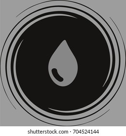 a drop of water, the icon