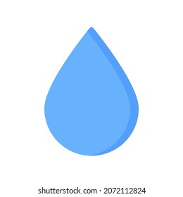 Drop Water Icon, Flat style icon vector illustration, Suitable for website, mobile app, print, presentation, infographic and any other project.