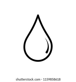 Drop water icon and logo template