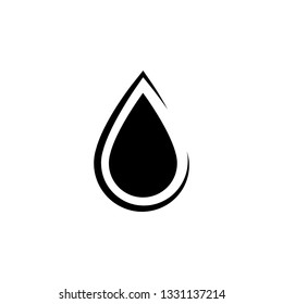 Drop water icon. simple flat vector illustration