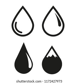Drop Water Icon Vector
