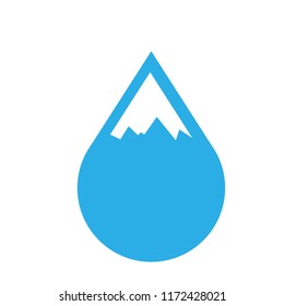 Drop Water Icon Vector