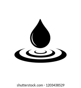 vector de icono de agua de gota