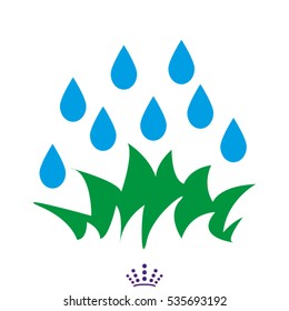 drop, water, icon, vector illustration EPS 10