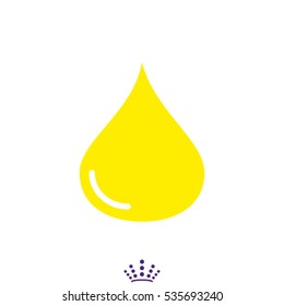 drop, water, icon, vector illustration EPS 10