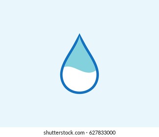 drop water icon vector illustration template
