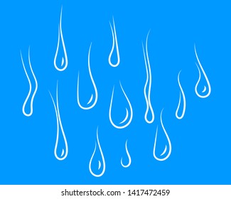 Drop water icon vector isolated design element