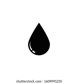Drop water icon vector logo template