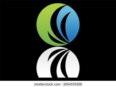 
Estilo plano del logotipo del icono de agua de gota