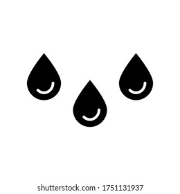 Drop Water Icon Vector Sign And Symbols