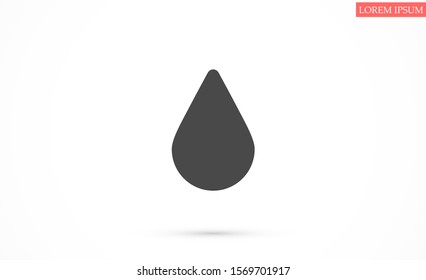 Drop Water Icon vector  Splash Water  Rain Logo Template illustration Blood drops line Drop Water Icon vector  outline Drop Water Icon vector  sign, linear style pictogram isolated on white 