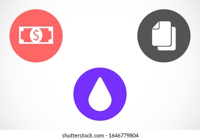 Drop Water Icon vector Splash Water Rain Logo Template illustration Blood drops line Drop Water Icon vector outline Drop Water Icon vector sign, linear style pictogram isolated on white
