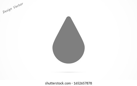 Icono de agua de gota vector de salpicadura Agua lluvia Logo Ilustración de la plantilla Gotas de sangre Línea de unión Icono de agua Abrazo contorno vectorial de agua de gota Icono de agua de gota, pictograma de estilo lineal aislado en blanco 
