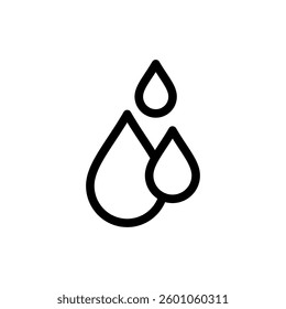 Drop Water Icon Vector Template