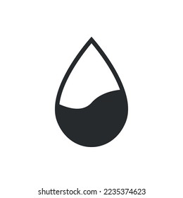 drop water  icon,drop of water vector, simple illustration