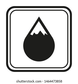 Drop Water Icons symbol vector 