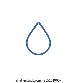 Icono de vector aislado de agua. Signo de meteorología. Símbolo gráfico para viajes, turismo y meteorología sitio web y diseño de aplicaciones, logotipo, aplicación, interfaz de usuario